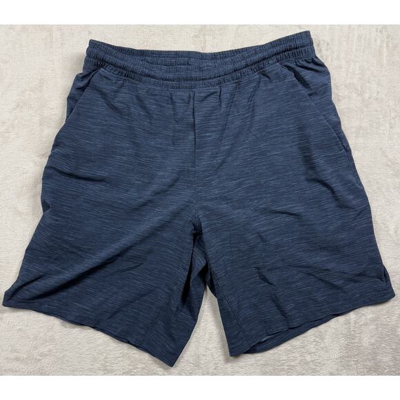 Lululemon Shorts Men Large Blue Pace Breaker 9” Inseam Drawstring Liner Athletic - Picture 1 of 8
